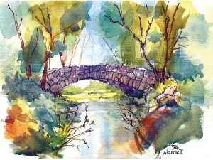 Rock Creek Park - Boulder Bridge